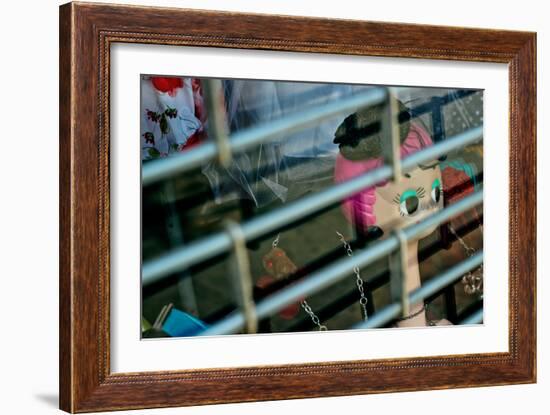 Window Shopping NYC-null-Framed Photo