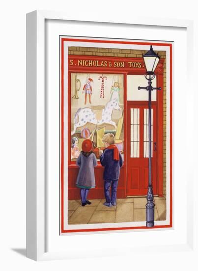 Window Shopping-Lavinia Hamer-Framed Premium Giclee Print