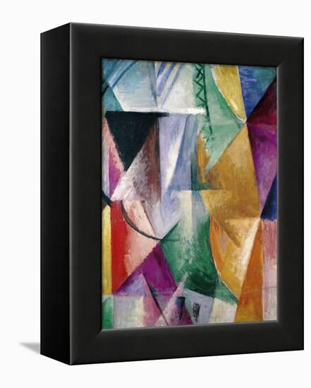 Window, Study for Three Windows, 1912-Robert Delaunay-Framed Premier Image Canvas