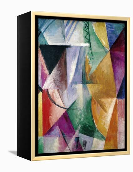 Window, Study for Three Windows, 1912-Robert Delaunay-Framed Premier Image Canvas