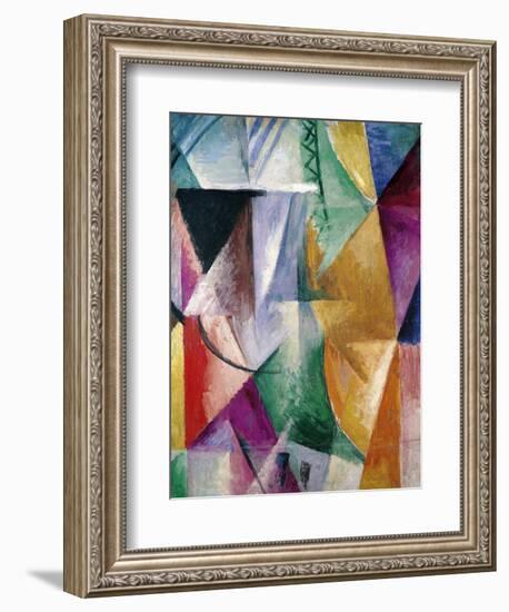 Window, Study for Three Windows, 1912-Robert Delaunay-Framed Giclee Print