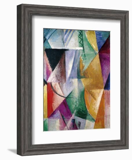 Window, Study for Three Windows, 1912-Robert Delaunay-Framed Giclee Print