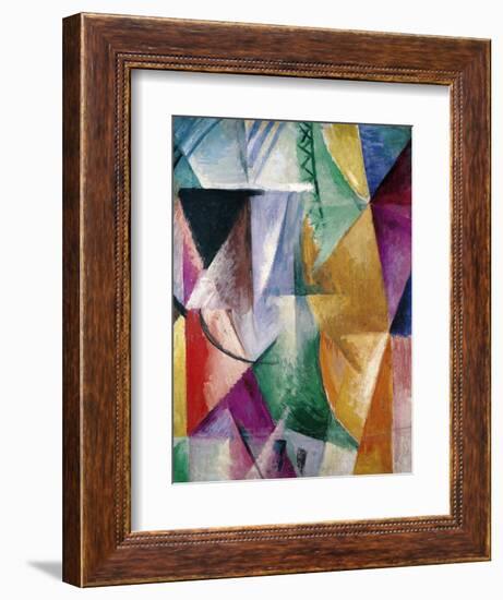 Window, Study for Three Windows, 1912-Robert Delaunay-Framed Giclee Print