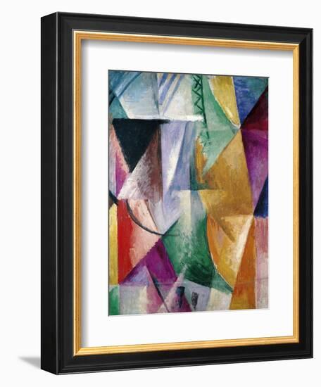 Window, Study for Three Windows, 1912-Robert Delaunay-Framed Giclee Print