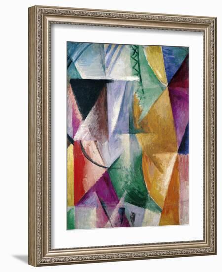 Window, Study for Three Windows, 1912-Robert Delaunay-Framed Giclee Print