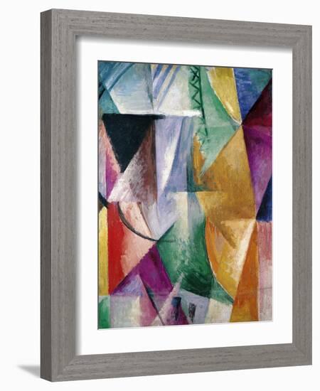 Window, Study for Three Windows, 1912-Robert Delaunay-Framed Giclee Print