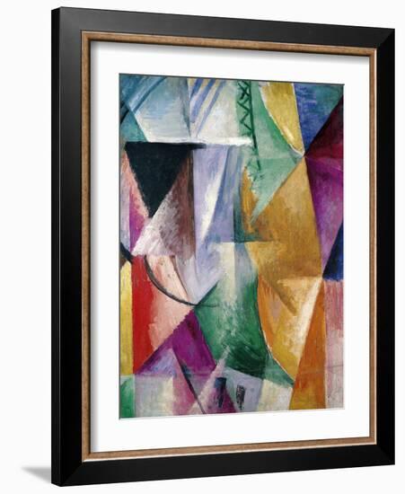 Window, Study for Three Windows, 1912-Robert Delaunay-Framed Giclee Print