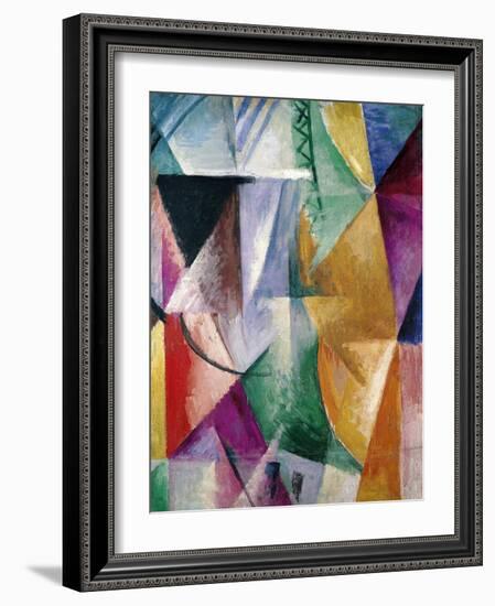 Window, Study for Three Windows, 1912-Robert Delaunay-Framed Giclee Print