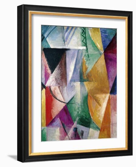 Window, Study for Three Windows, 1912-Robert Delaunay-Framed Giclee Print