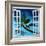 Window to Paradise Beach-Martina Bleichner-Framed Art Print