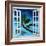 Window to Paradise Beach-Martina Bleichner-Framed Art Print