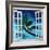 Window to Paradise Beach-Martina Bleichner-Framed Art Print