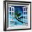 Window to Paradise Beach-Martina Bleichner-Framed Art Print