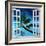 Window to Paradise Beach-Martina Bleichner-Framed Art Print