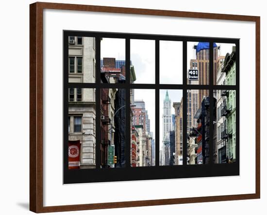 Window View - 401 Broadway - Manhattan - New York City-Philippe Hugonnard-Framed Photographic Print