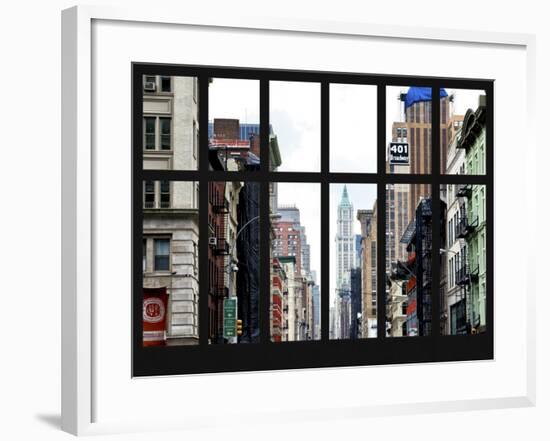 Window View - 401 Broadway - Manhattan - New York City-Philippe Hugonnard-Framed Photographic Print