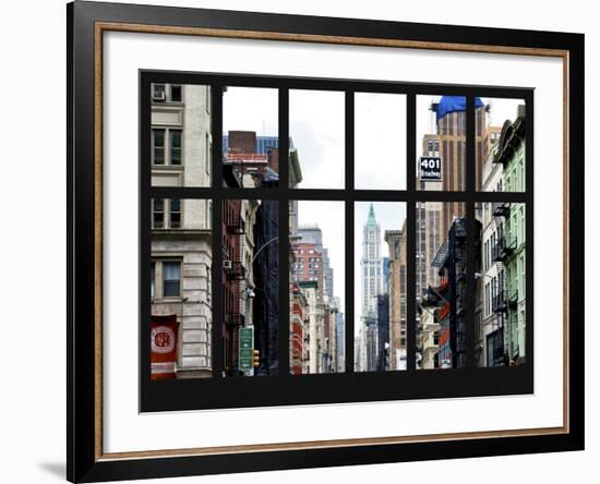 Window View - 401 Broadway - Manhattan - New York City-Philippe Hugonnard-Framed Photographic Print