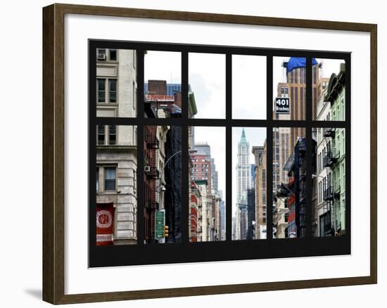 Window View - 401 Broadway - Manhattan - New York City-Philippe Hugonnard-Framed Photographic Print