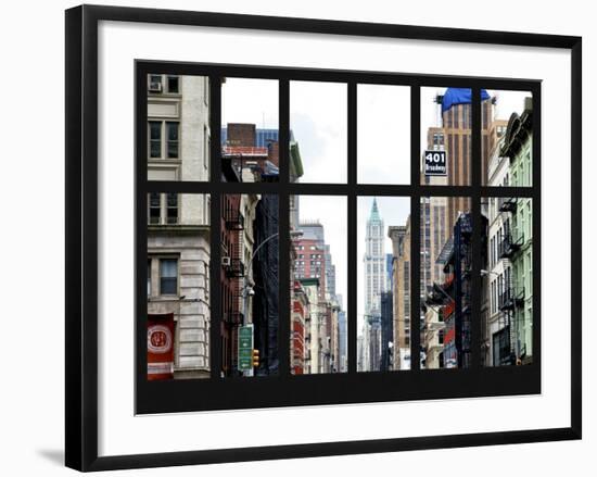 Window View - 401 Broadway - Manhattan - New York City-Philippe Hugonnard-Framed Photographic Print