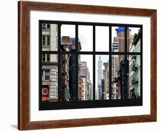 Window View - 401 Broadway - Manhattan - New York City-Philippe Hugonnard-Framed Photographic Print