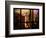 Window View, Atmosphere Foggy, Times Square, Midtown Manhattan, NYC-Philippe Hugonnard-Framed Photographic Print