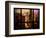 Window View, Atmosphere Foggy, Times Square, Midtown Manhattan, NYC-Philippe Hugonnard-Framed Photographic Print