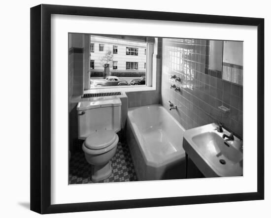 Window View from Earlier Modernized Bathroom-Philip Gendreau-Framed Photographic Print