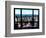 Window View, Hell's Kitchen District and Hudson River Views, Midtown Manhattan, New York-Philippe Hugonnard-Framed Photographic Print