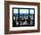 Window View, Hell's Kitchen District and Hudson River Views, Midtown Manhattan, New York-Philippe Hugonnard-Framed Photographic Print