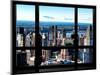 Window View, Hell's Kitchen District and Hudson River Views, Midtown Manhattan, New York-Philippe Hugonnard-Mounted Photographic Print