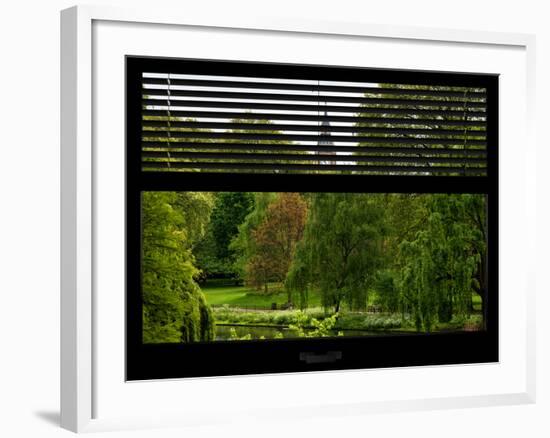 Window View of St James's Park Lake and Big Ben - London - UK - England - United Kingdom-Philippe Hugonnard-Framed Photographic Print