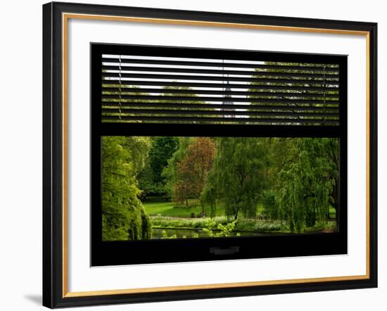 Window View of St James's Park Lake and Big Ben - London - UK - England - United Kingdom-Philippe Hugonnard-Framed Photographic Print