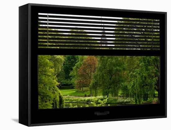 Window View of St James's Park Lake and Big Ben - London - UK - England - United Kingdom-Philippe Hugonnard-Framed Premier Image Canvas