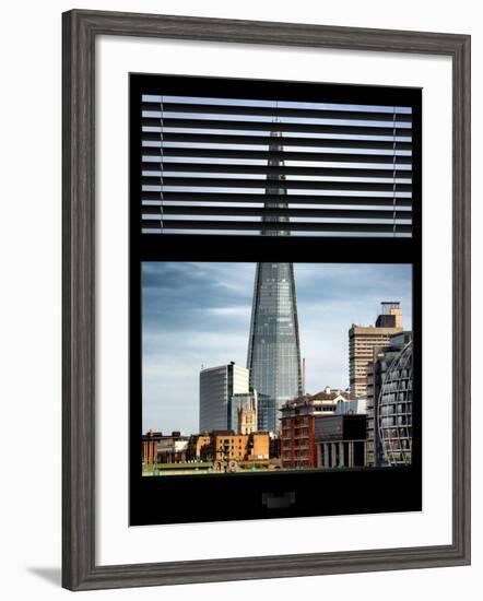 Window View of the Shard - City of London - UK - England - United Kingdom - Europe-Philippe Hugonnard-Framed Photographic Print