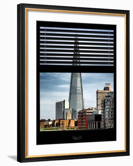 Window View of the Shard - City of London - UK - England - United Kingdom - Europe-Philippe Hugonnard-Framed Photographic Print