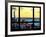 Window View, One World Trade Center (1WTC) at Sunset, Midtown Manhattan, New York-Philippe Hugonnard-Framed Photographic Print