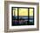 Window View, One World Trade Center (1WTC) at Sunset, Midtown Manhattan, New York-Philippe Hugonnard-Framed Photographic Print