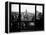 Window View, Skyscrapers and Empire State Building Views, Midtown Manhattan, Hudson River, New York-Philippe Hugonnard-Framed Premier Image Canvas