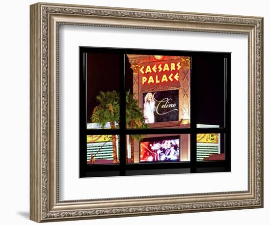 Window View, Special Series, Celine Dion, Caesars Palace, Las Vegas, Nevada, United States-Philippe Hugonnard-Framed Photographic Print