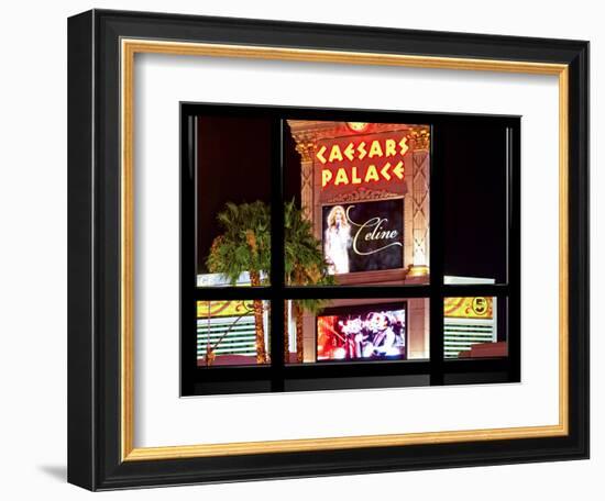 Window View, Special Series, Celine Dion, Caesars Palace, Las Vegas, Nevada, United States-Philippe Hugonnard-Framed Photographic Print