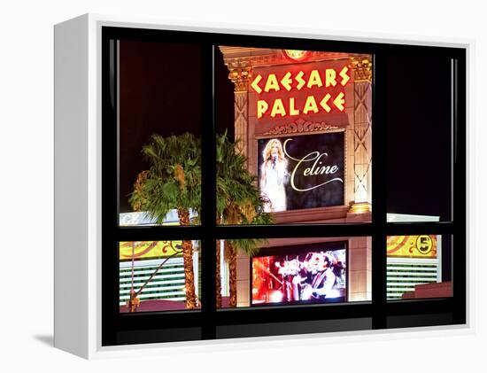 Window View, Special Series, Celine Dion, Caesars Palace, Las Vegas, Nevada, United States-Philippe Hugonnard-Framed Premier Image Canvas