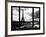 Window View, Special Series, Eiffel Tower and the Seine River, Paris, Black and White Photography-Philippe Hugonnard-Framed Photographic Print