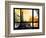 Window View, Special Series, Eiffel Tower at Sunset, Paris, France, Europe-Philippe Hugonnard-Framed Photographic Print