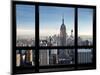 Window View, Special Series, Empire State Building, Manhattan, New York, United States-Philippe Hugonnard-Mounted Photographic Print