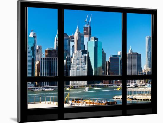 Window View, Special Series, Financial District, Manhattan, New York City, United States-Philippe Hugonnard-Mounted Photographic Print