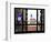 Window View, Special Series, Greenwich Village, Nyu Flag, Manhattan, New York City, US, USA-Philippe Hugonnard-Framed Photographic Print