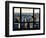 Window View, Special Series, Skyscrapers View at Sunset, Midtown Manhattan, NYC-Philippe Hugonnard-Framed Photographic Print