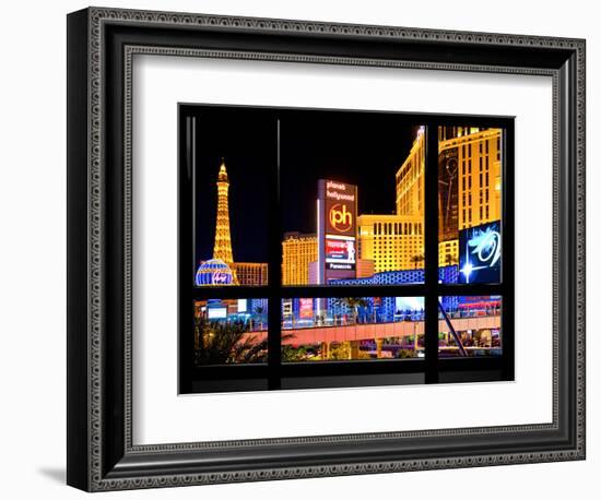 Window View, Special Series, Strip, Resort Casinos Hotels, Las Vegas, Nevada, United States-Philippe Hugonnard-Framed Photographic Print