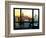 Window View, Special Series, Sunset, Empire State Building, Manhattan, New York, United States-Philippe Hugonnard-Framed Photographic Print