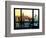 Window View, Special Series, Sunset, Empire State Building, Manhattan, New York, United States-Philippe Hugonnard-Framed Photographic Print